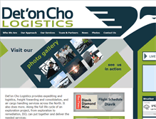 Tablet Screenshot of detonchologistics.com